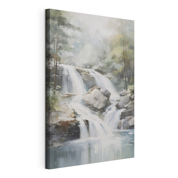Wandbilder Wandbilder Wasserfall im Wald (Artikelnummer: s48415)