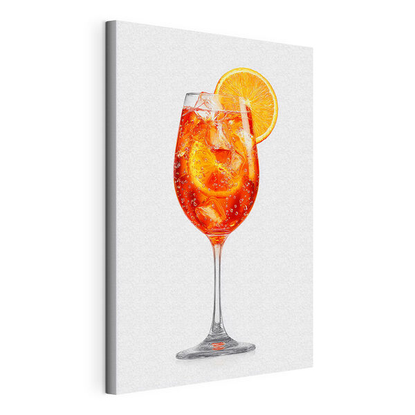 Wandbilder Ein Glas Orangengetränk mit Eis und einer Orangenscheibe (Artikelnummer: s48431) Wandbilder Wandbilder Ein Glas Orangengetränk mit Eis und einer Orangenscheibe (Artikelnummer: s48431)