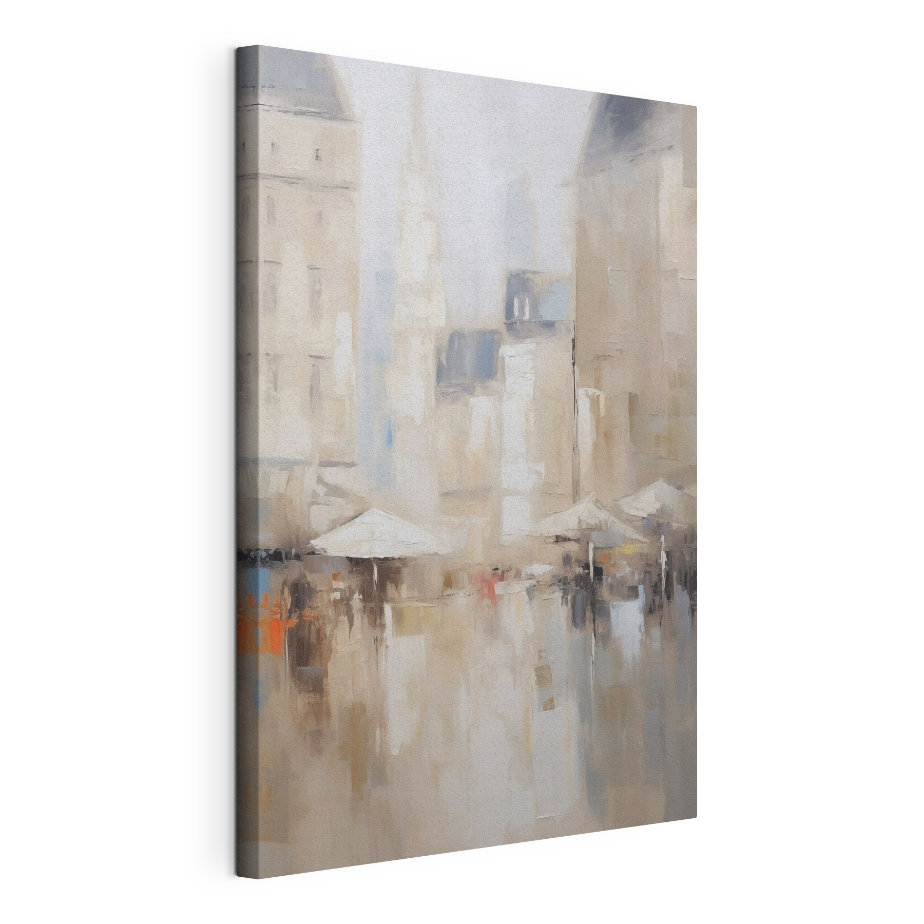 Painting of a city