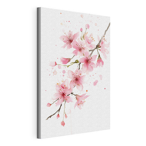 Wandbilder Aquarell mit rosa Blumen (Artikelnummer: s48522) Wandbilder Wandbilder Aquarell mit rosa Blumen (Artikelnummer: s48522)