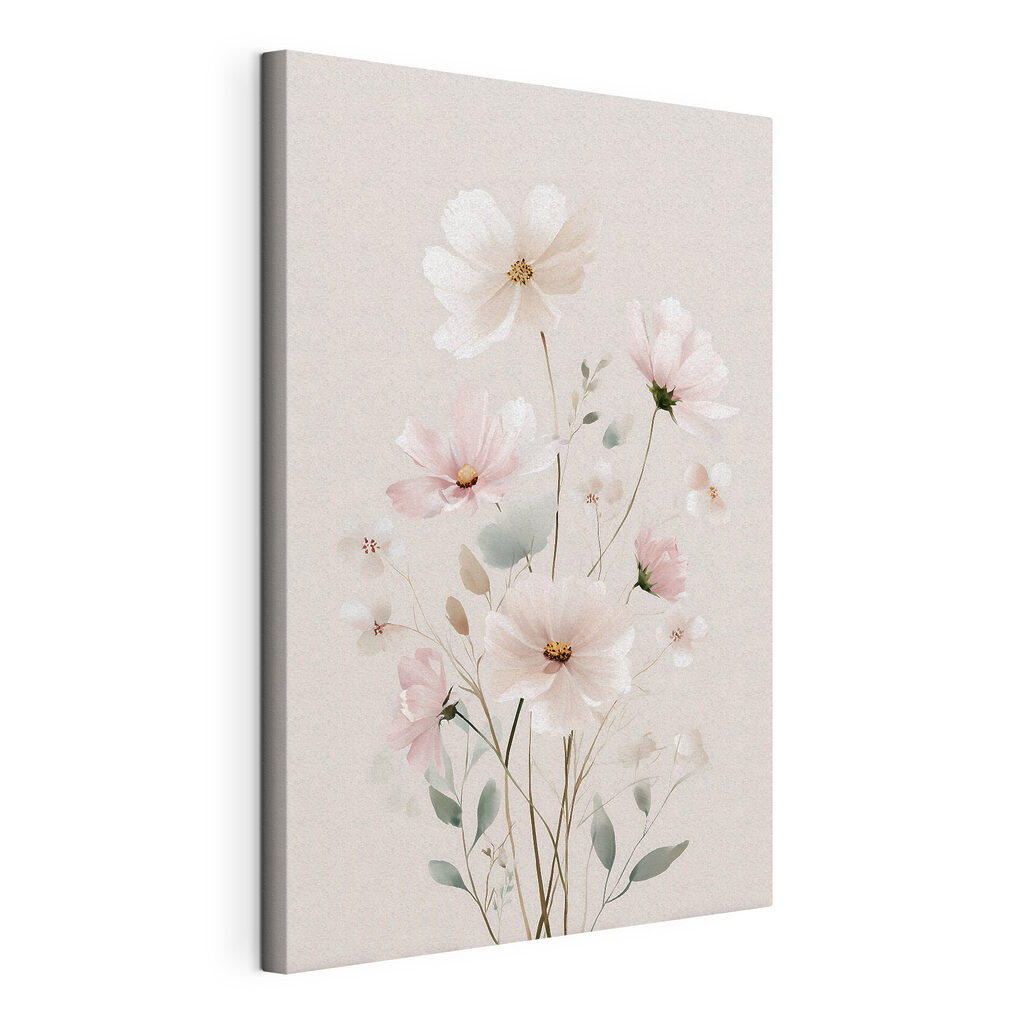 Delicate blooms in soft pastel hues Delicate blooms in soft pastel hues