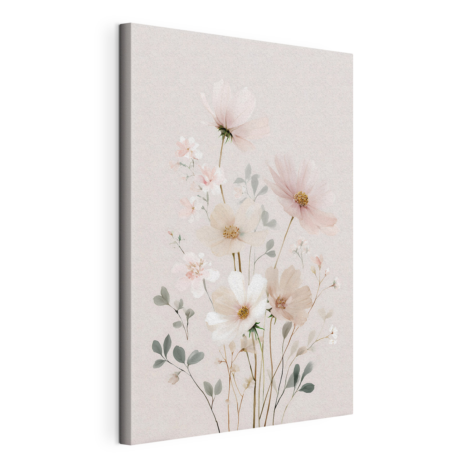 Delicate blooms in soft pastel hues Delicate blooms in soft pastel hues