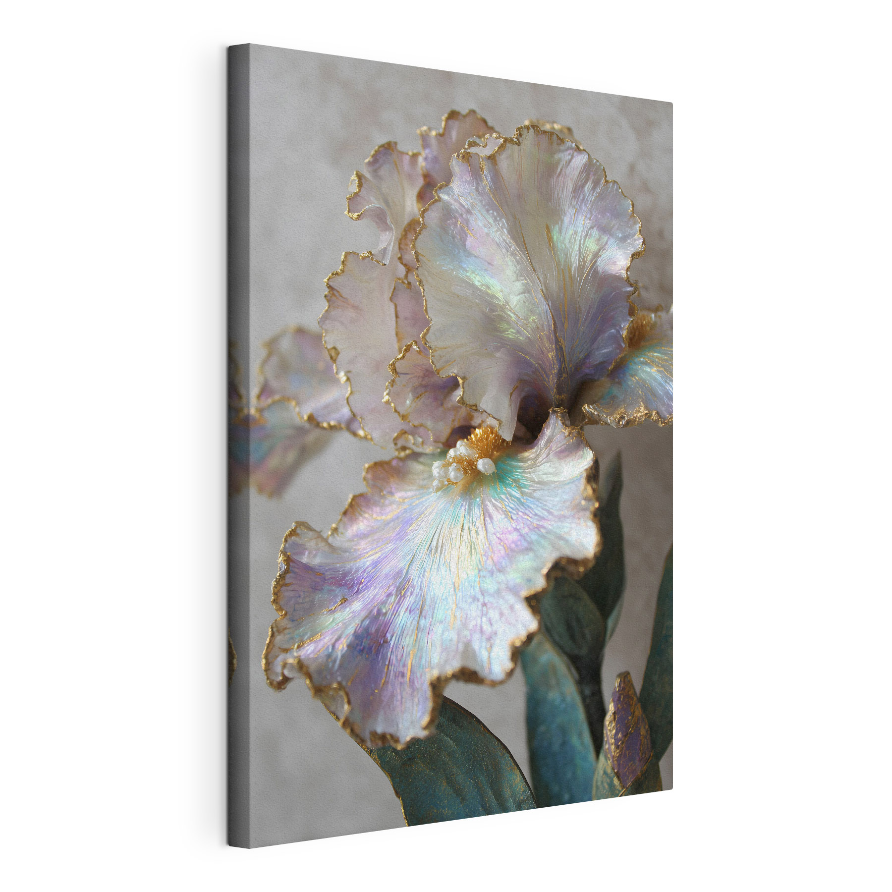 - Elegant floral arrangement with unique colors - Elegant floral arrangement with unique colors