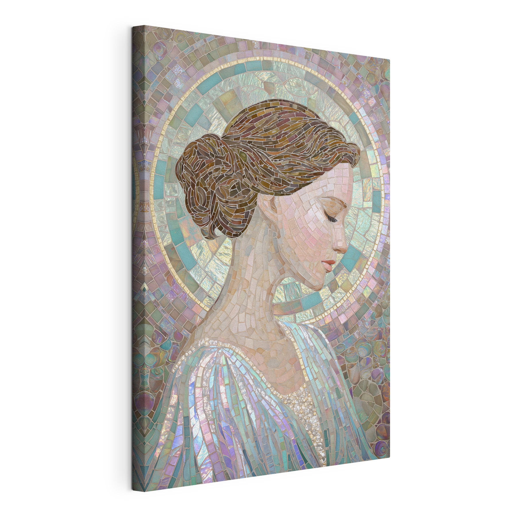 Mosaic of a woman