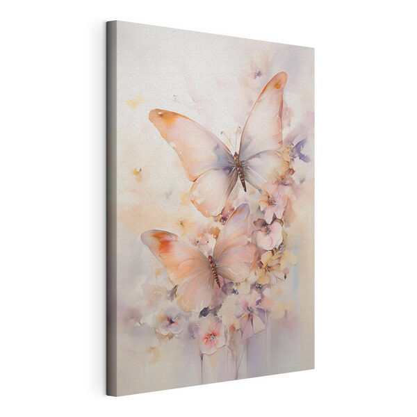 Wandbilder Wandbilder Schmetterlinge auf einer Blume (Artikelnummer: s48563)