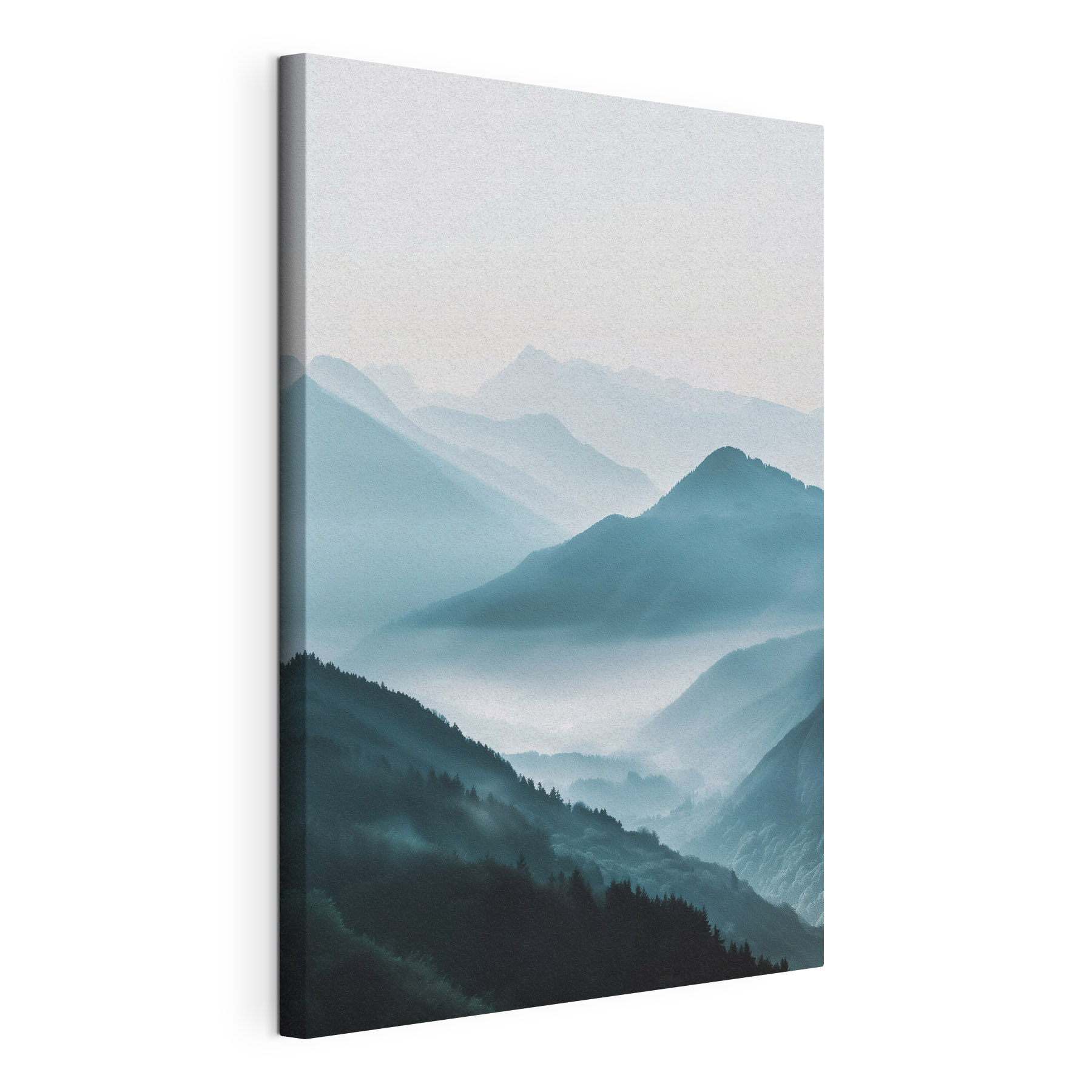 Foggy mountain range Foggy mountain range
