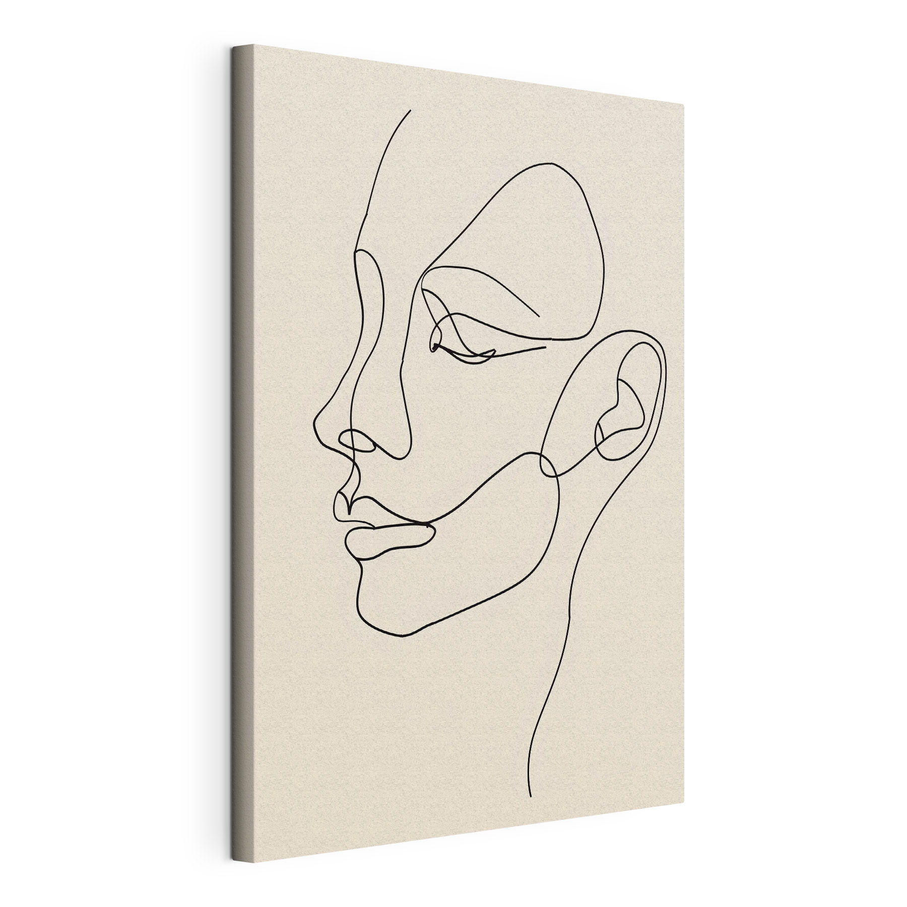 Drawing of a woman's face Drawing of a woman's face