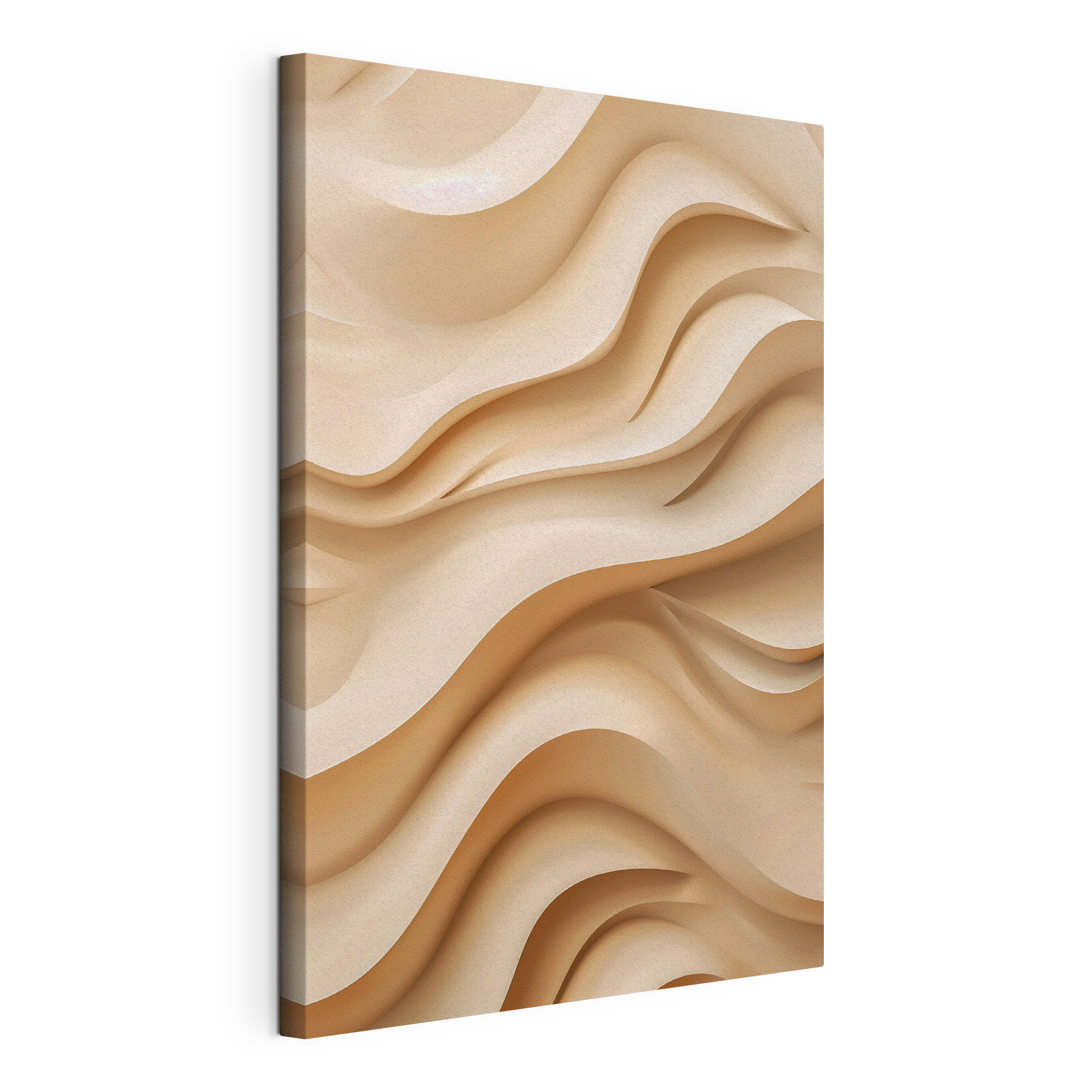 Fluid forms in soft neutral tones