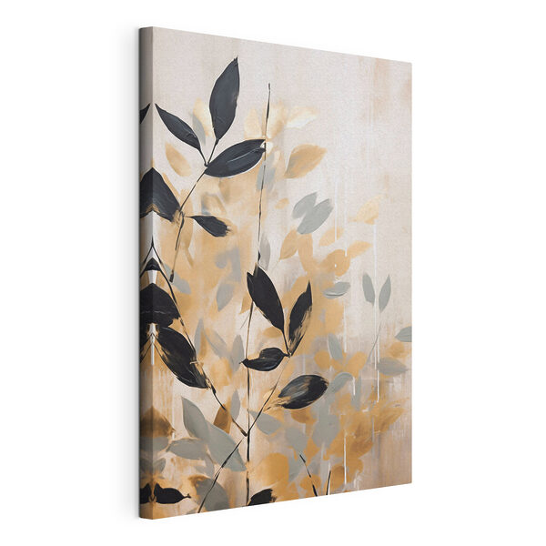 Wandbilder Gemälde von Blättern an einer Wand (Artikelnummer: s48608) Wandbilder Wandbilder Gemälde von Blättern an einer Wand (Artikelnummer: s48608)