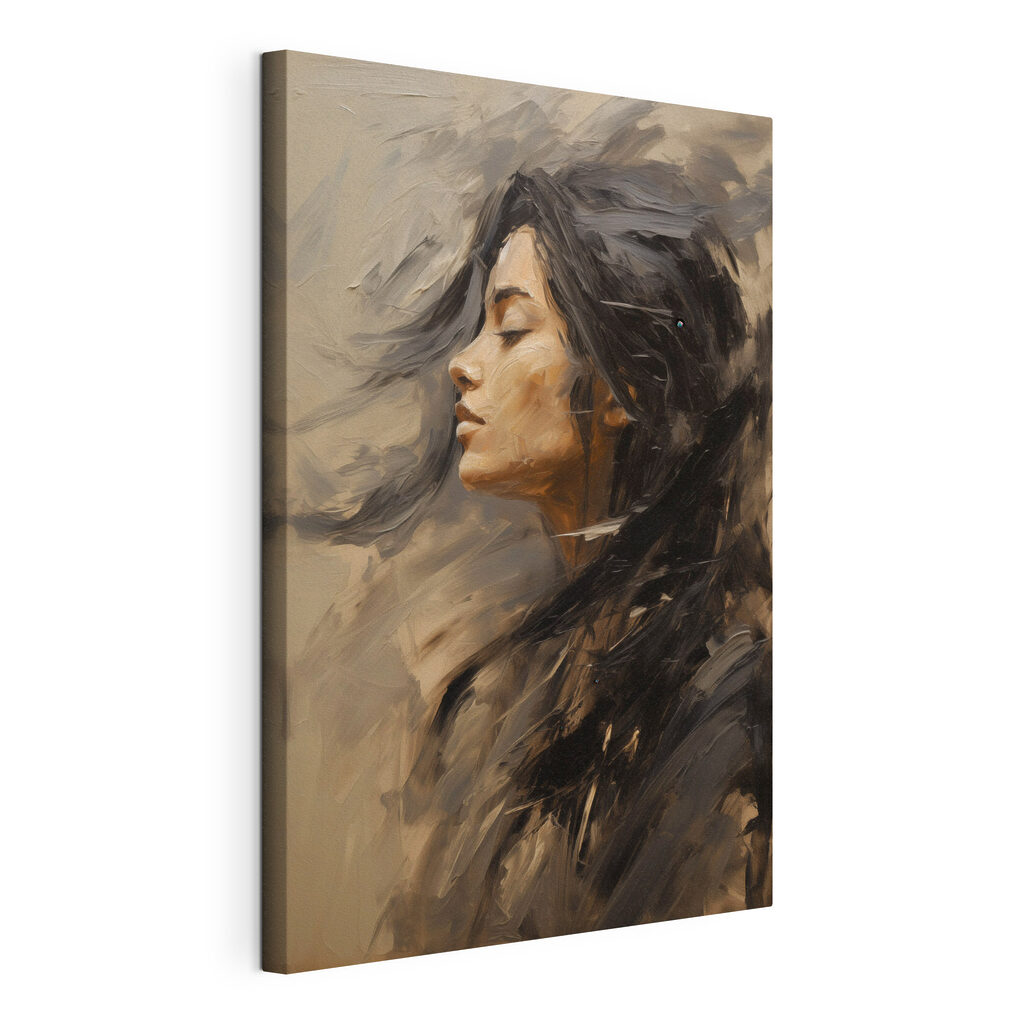 Profile of serenity and strength