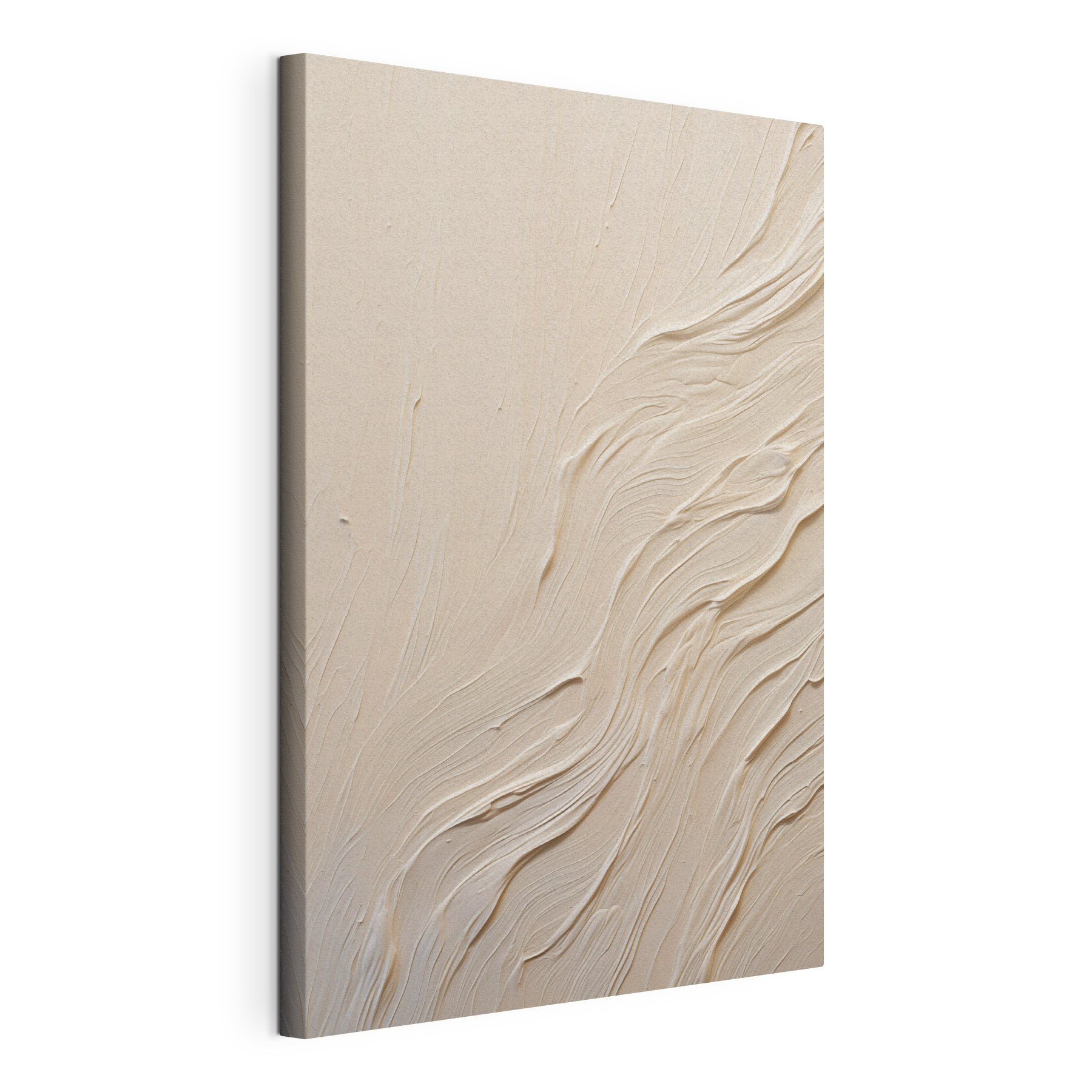 White surface with wavy lines White surface with wavy lines