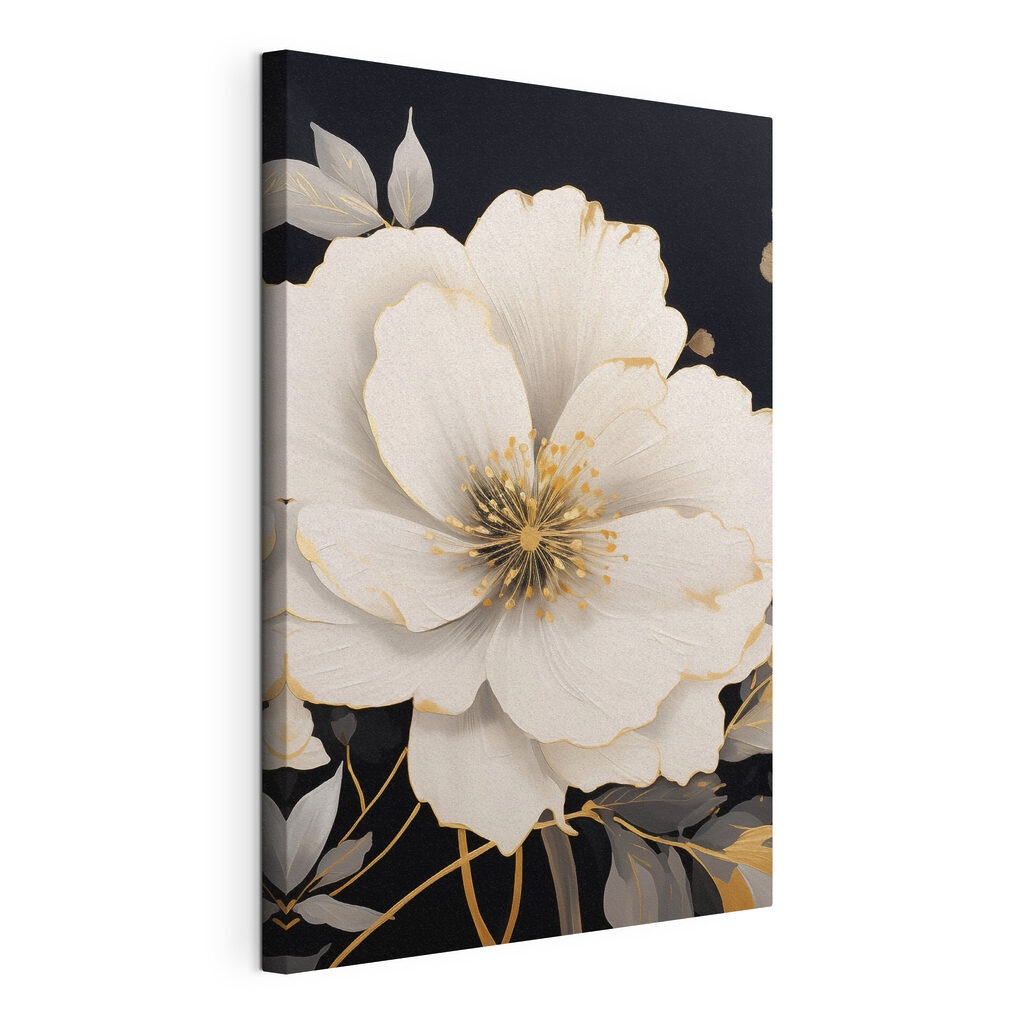 Beautiful flower against dark background