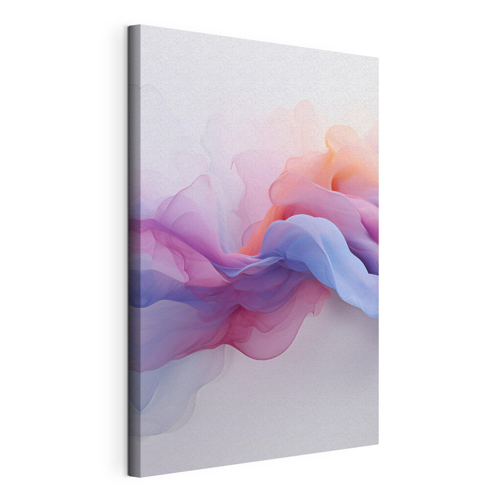 Colorful fabric in motion