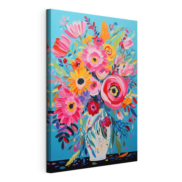 Wandbilder Gemälde von Blumen in einer Vase (Artikelnummer: s48644) Wandbilder Wandbilder Gemälde von Blumen in einer Vase (Artikelnummer: s48644)