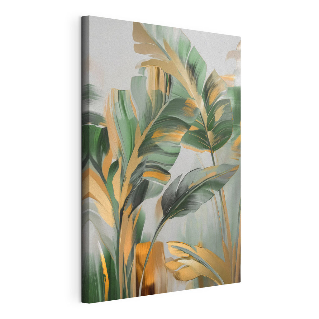 Vibrant leaves in elegant composition