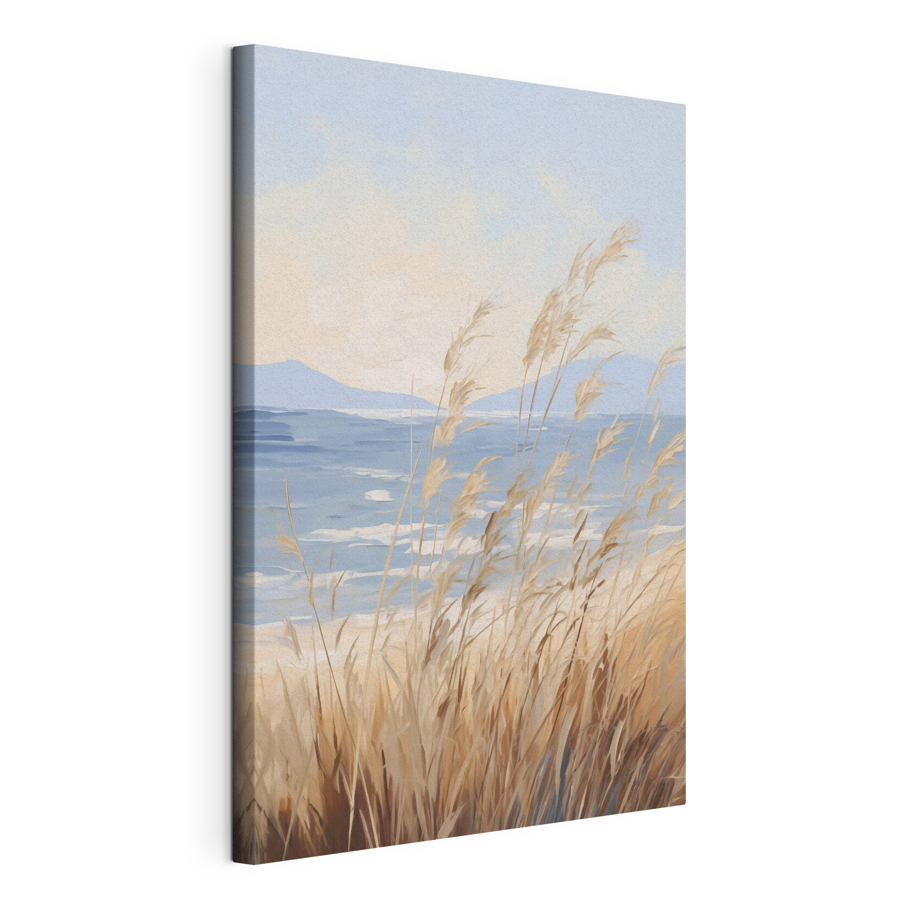 Gentle waves meet swaying grass Gentle waves meet swaying grass