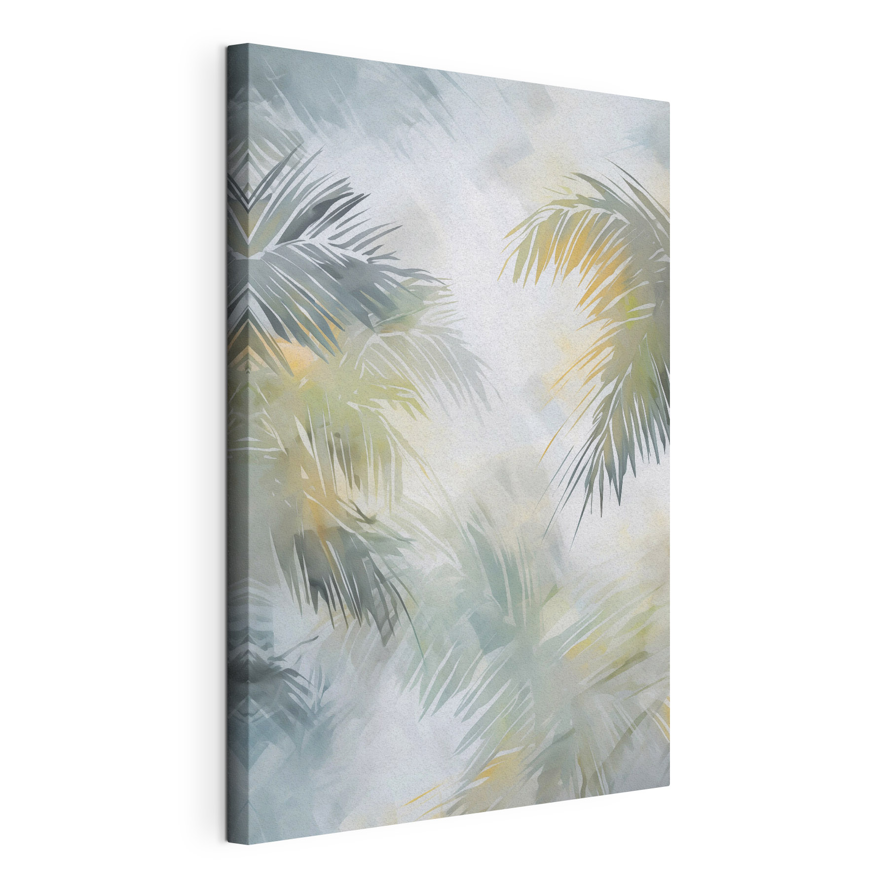 Palm trees in the sky