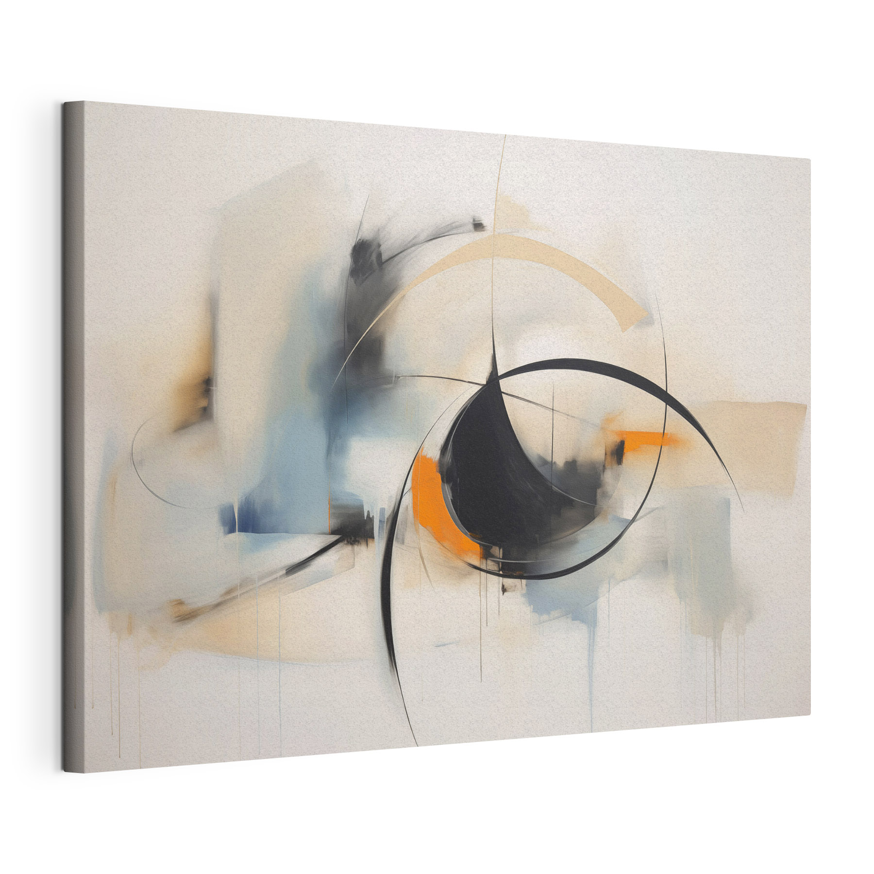 Painting of a circle and a circle Painting of a circle and a circle