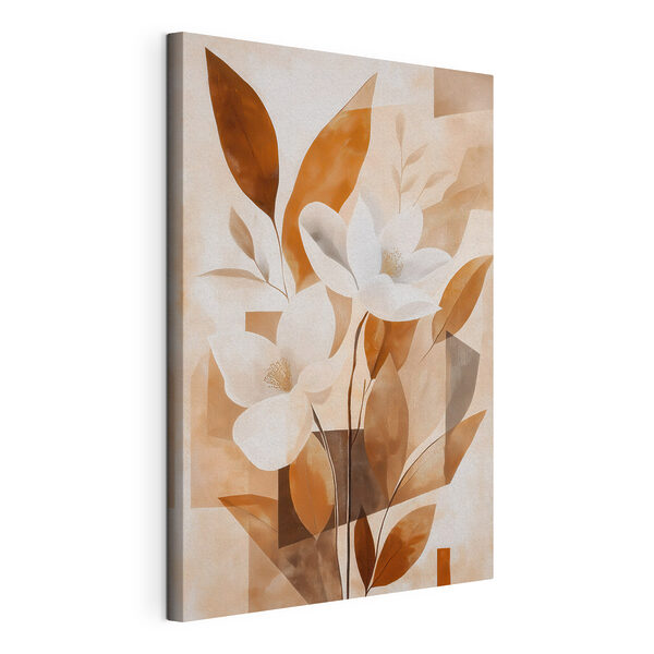 Wandbilder Wandbilder Gemälde mit Blumen und Blättern (Artikelnummer: s48711)