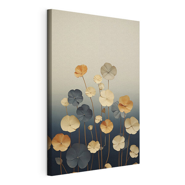 Wandbilder Wandbilder Blumenarrangement mit Blättern (Artikelnummer: s48733)