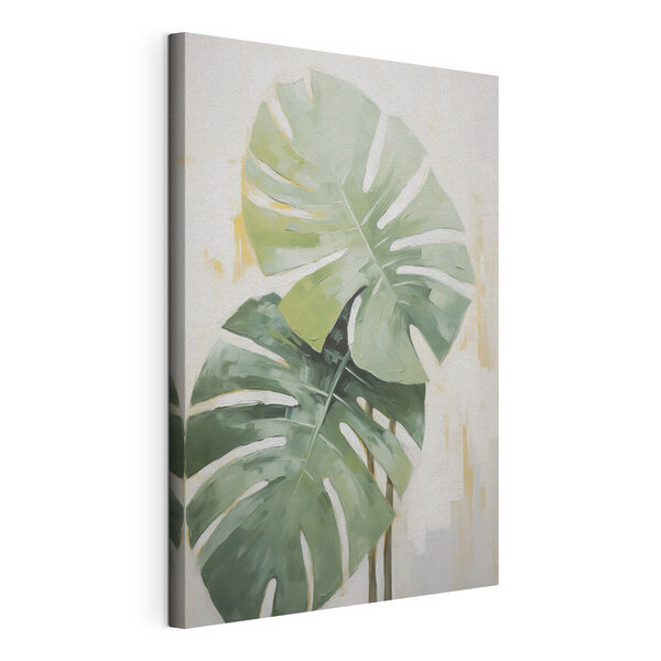 Painting of a large leaf Painting of a large leaf
