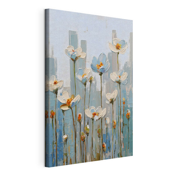 Wandbilder Wandbilder Blumenmalerei an einer Wand (Artikelnummer: s48786)