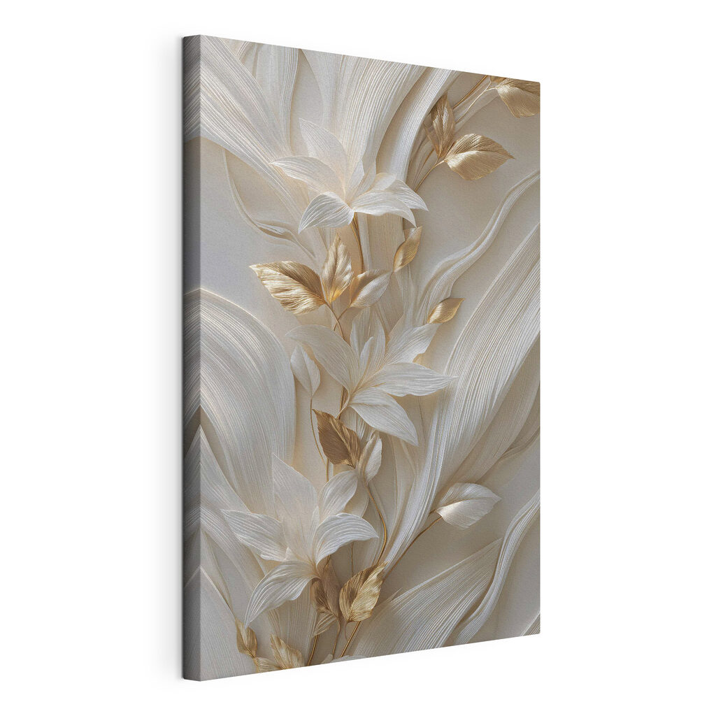 Delicate blooms and flowing leaves Delicate blooms and flowing leaves
