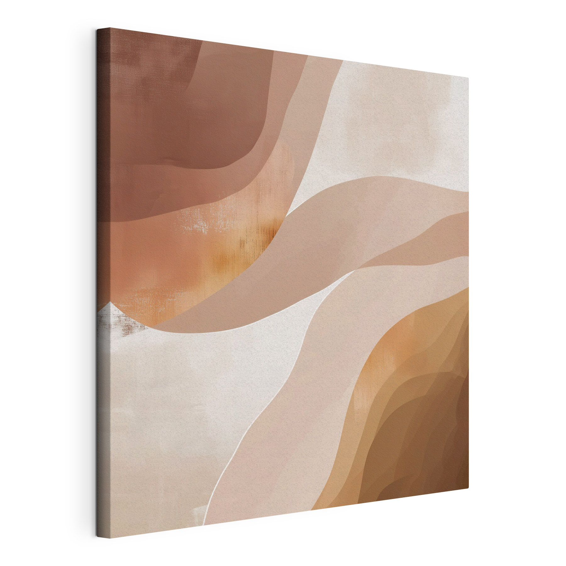 Soft waves in warm earth tones Soft waves in warm earth tones