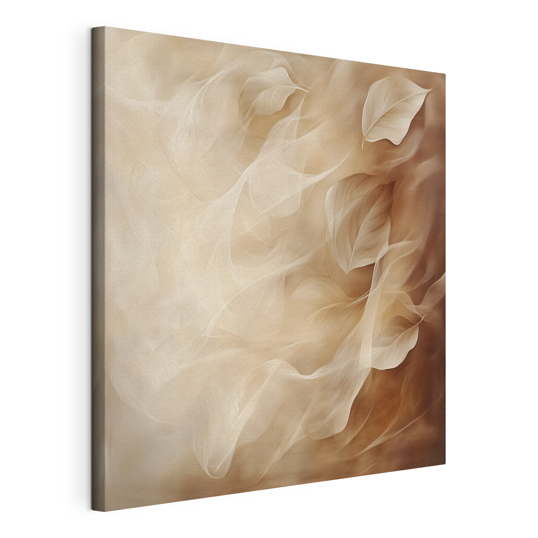 Soft leaves drifting in gentle motion