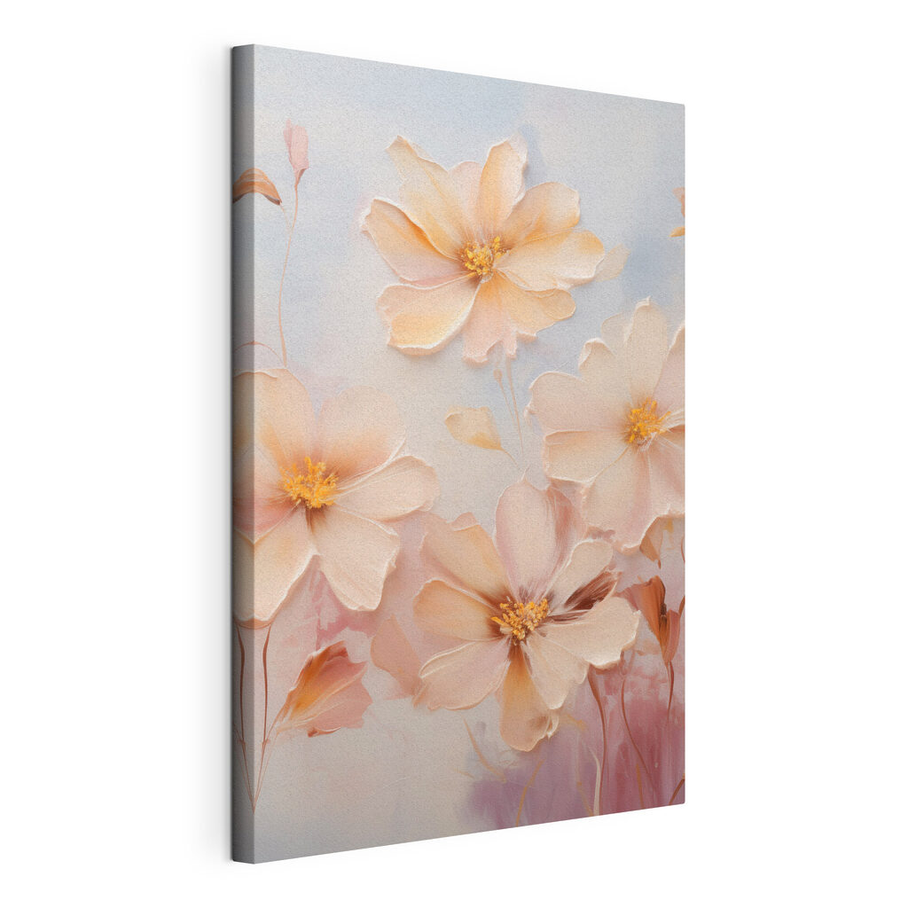 Delicate blooms in soft pastel hues Delicate blooms in soft pastel hues