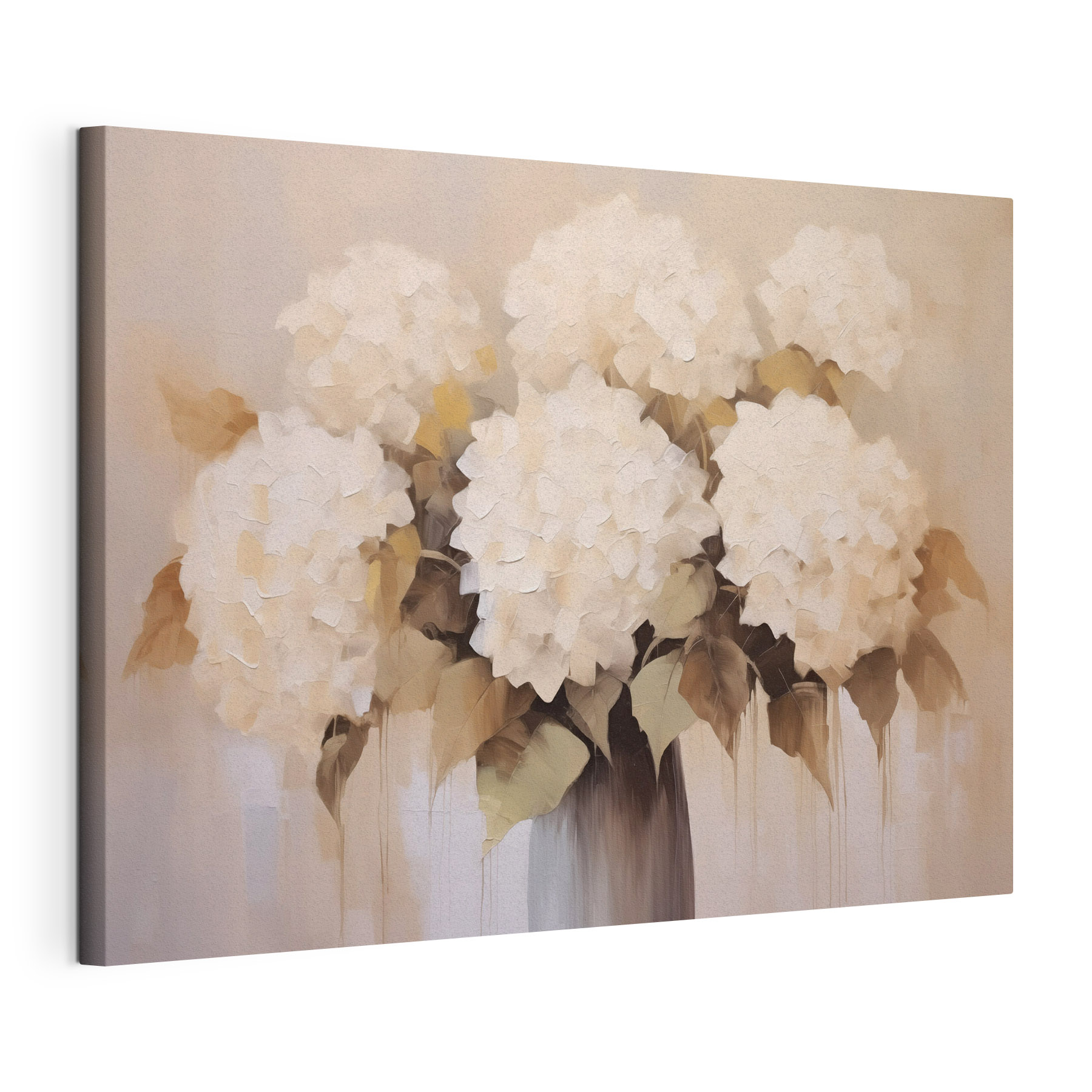 Painting of flowers in a vase Painting of flowers in a vase