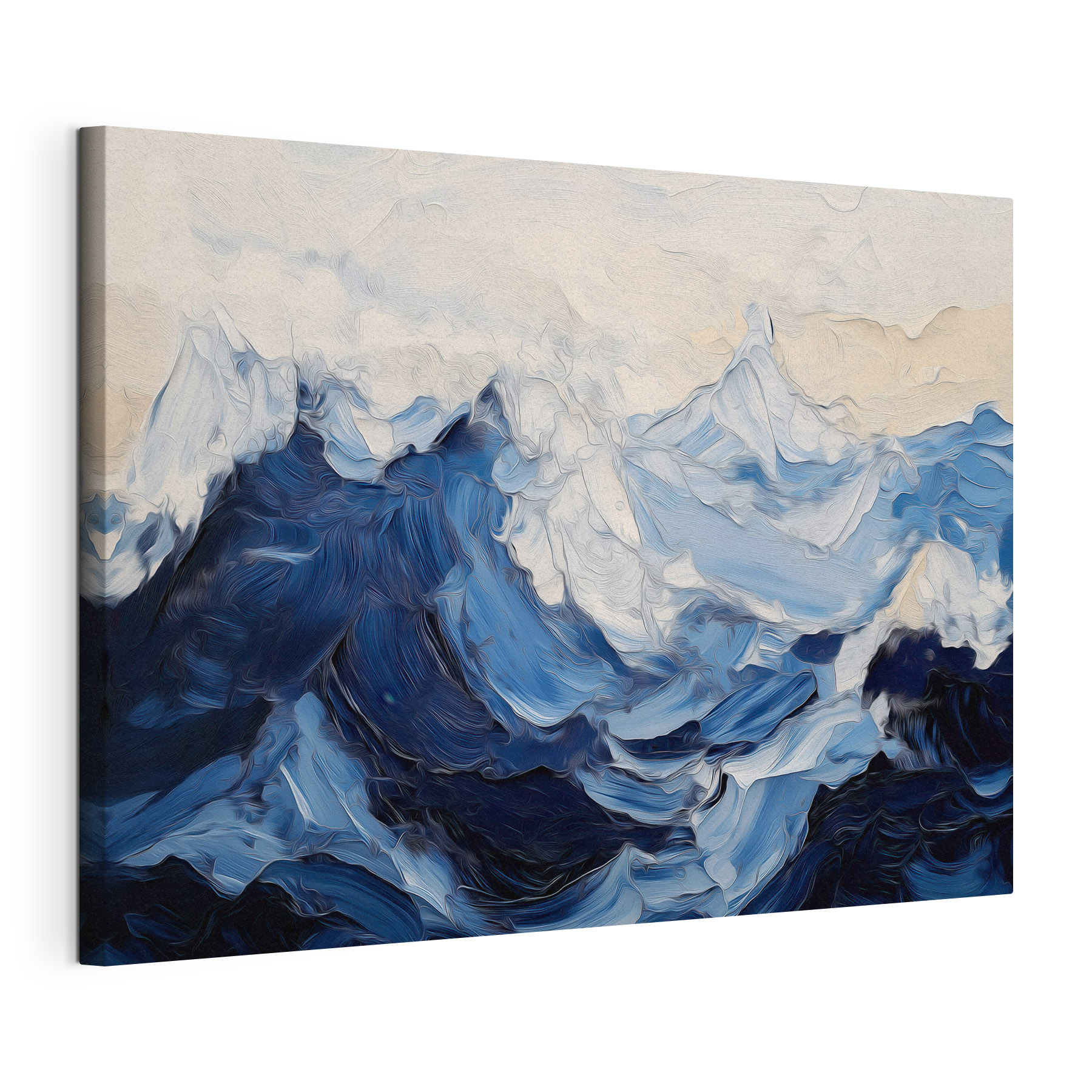 Painting of waves and clouds Painting of waves and clouds