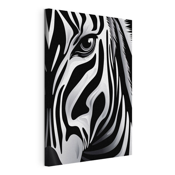 Wandbilder Majestätisches Zebra im Schwarz-Weiß-Stil (Artikelnummer: s48957) Wandbilder Wandbilder Majestätisches Zebra im Schwarz-Weiß-Stil (Artikelnummer: s48957)