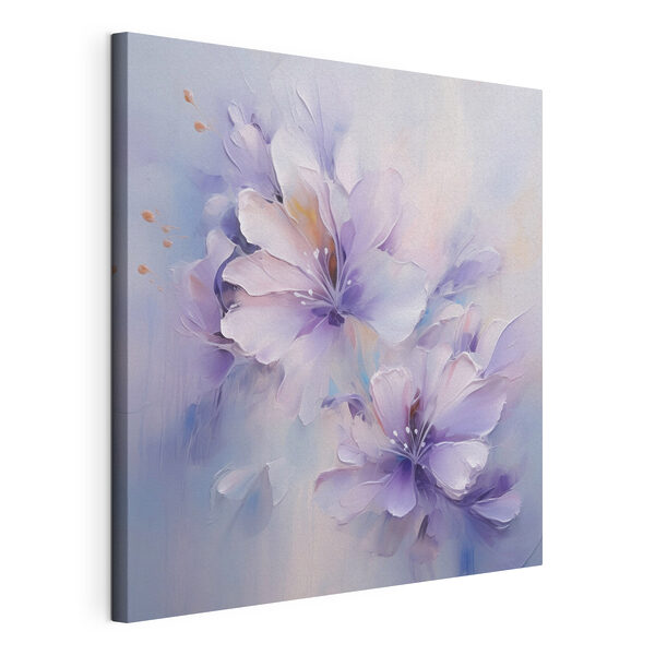 Wandbilder Wandbilder Blumenmalerei auf weißem Untergrund (Artikelnummer: s48990)