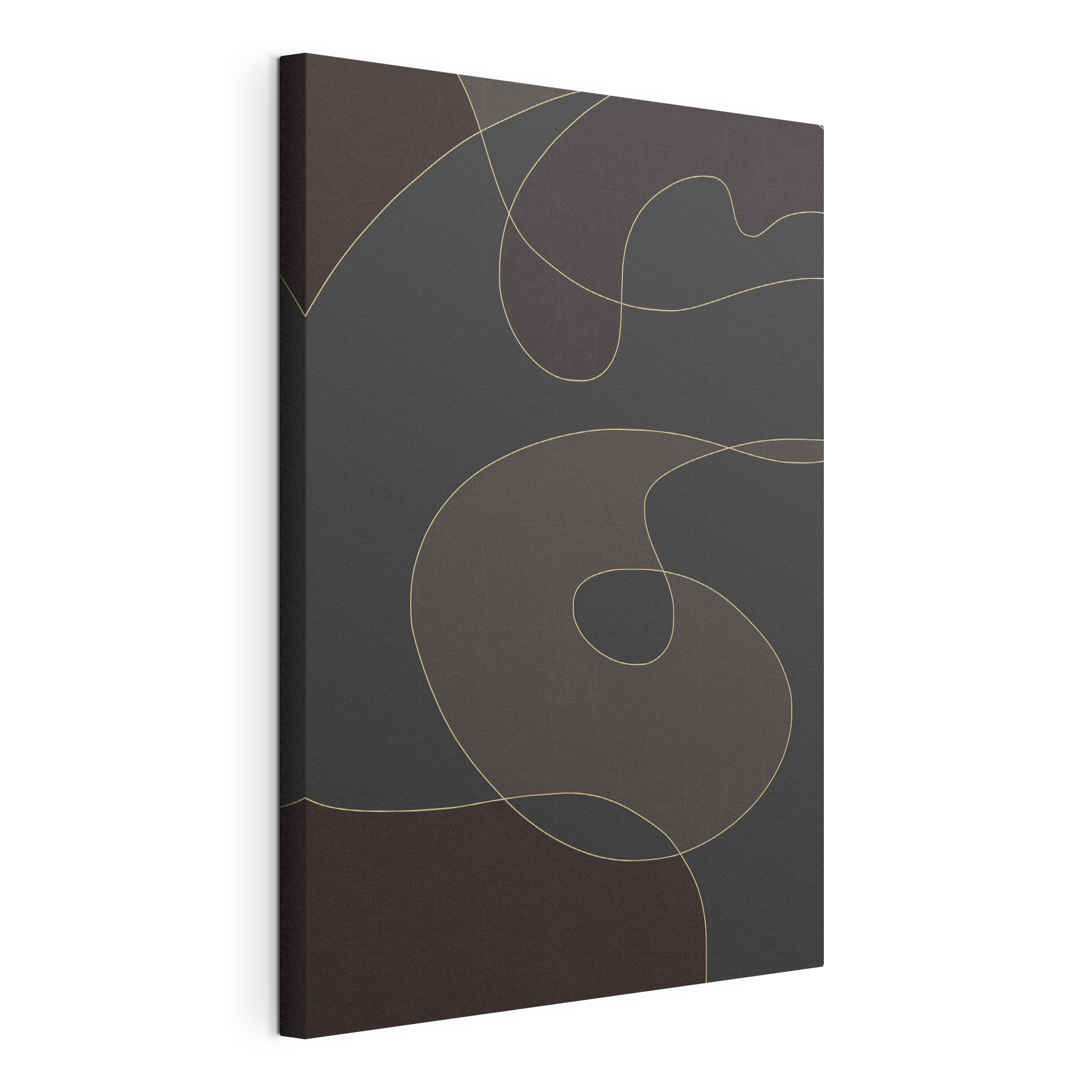 Black and grey background with a yellow line