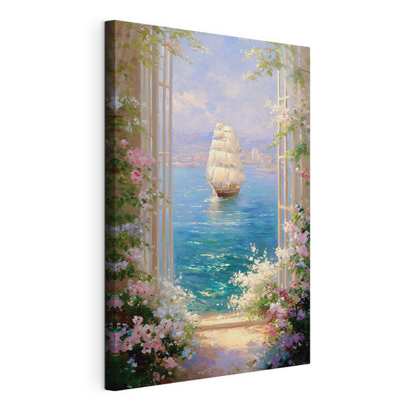 Wandbilder Gemälde eines Schiffes im Wasser (Artikelnummer: s49004) Wandbilder Wandbilder Gemälde eines Schiffes im Wasser (Artikelnummer: s49004)