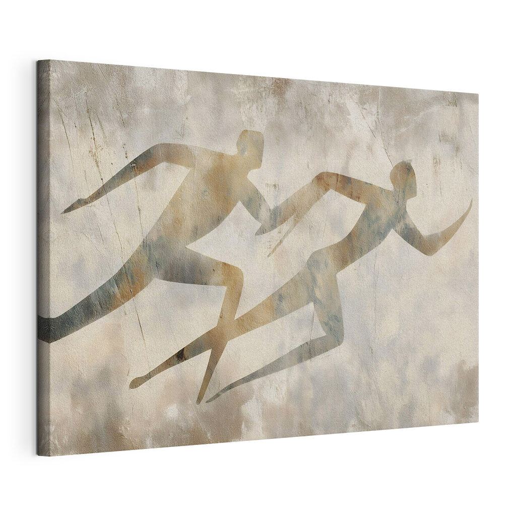 Drawing of a running man Drawing of a running man