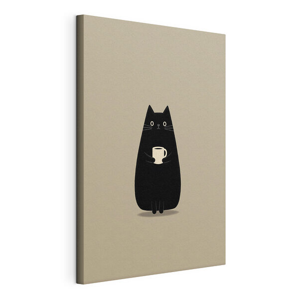 Wandbilder Katze, die eine Tasse hält (Artikelnummer: s49030) Wandbilder Wandbilder Katze, die eine Tasse hält (Artikelnummer: s49030)