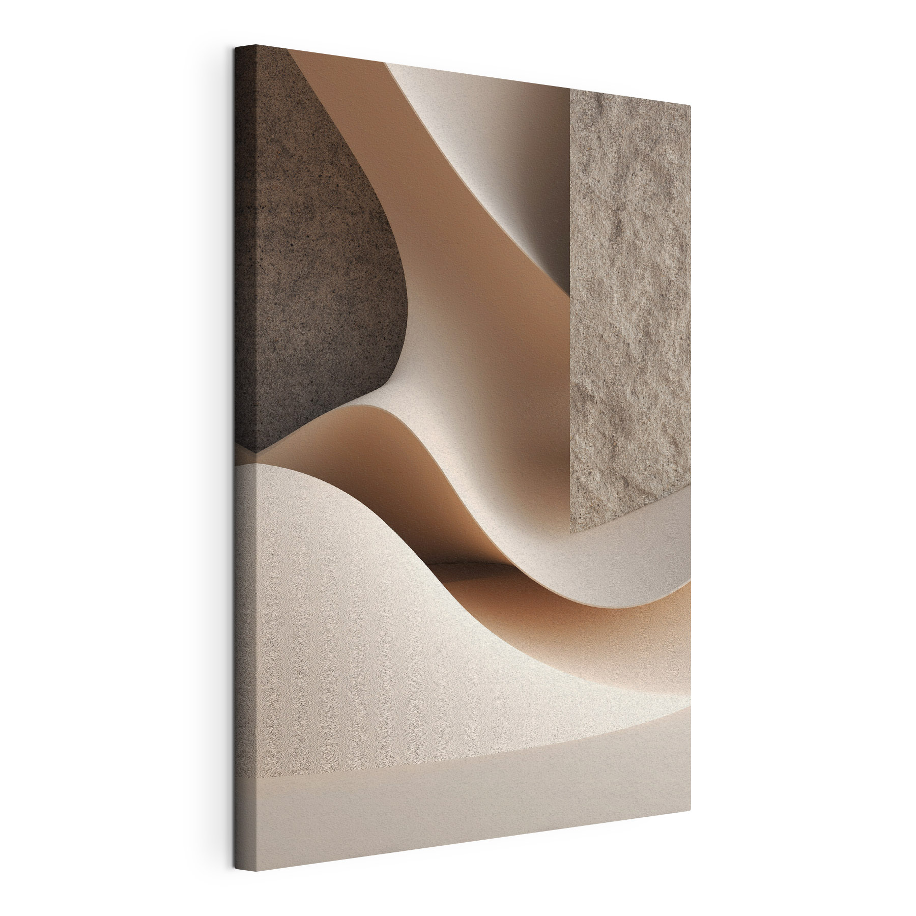 Soft curves and subtle shades blend Soft curves and subtle shades blend