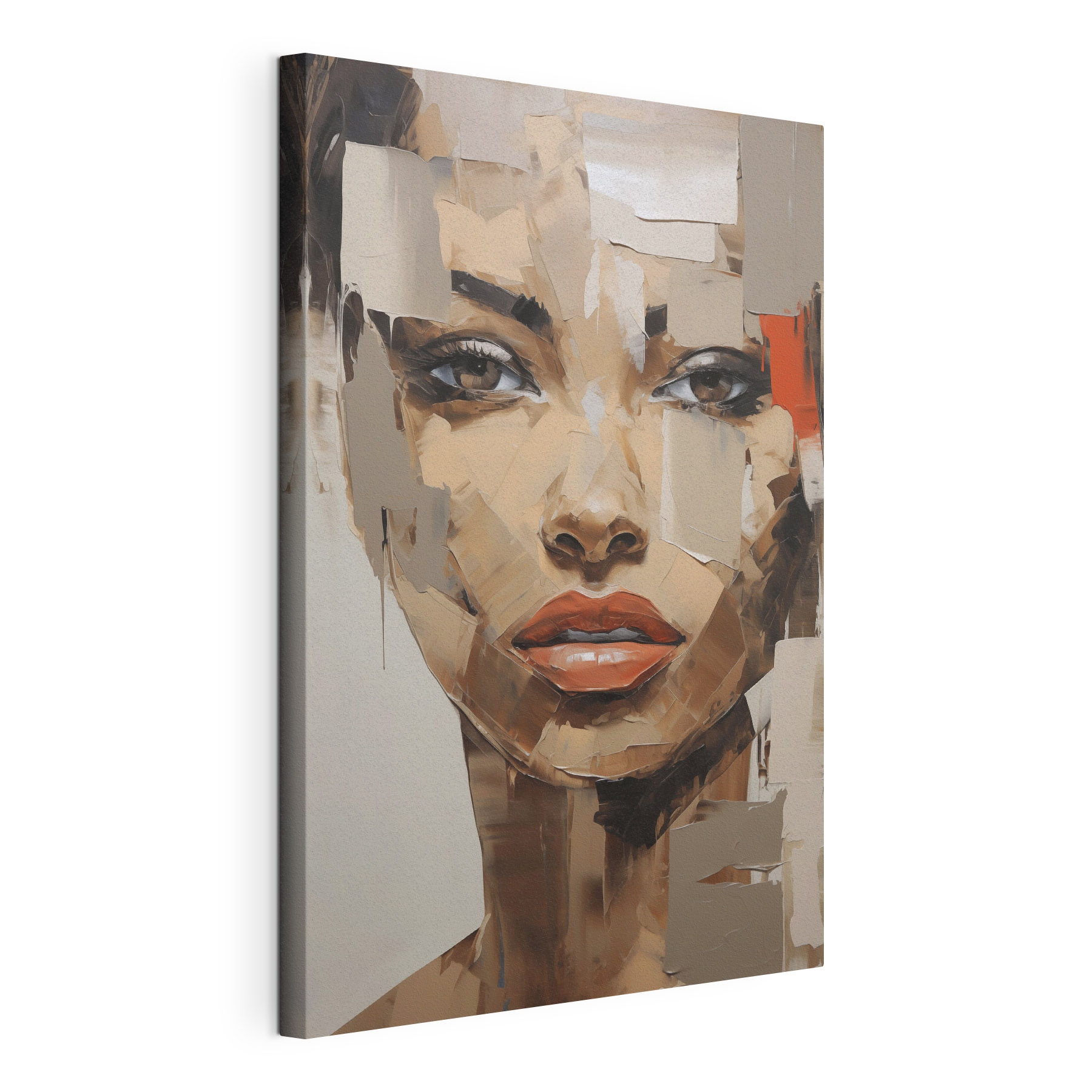Painting of a woman's face