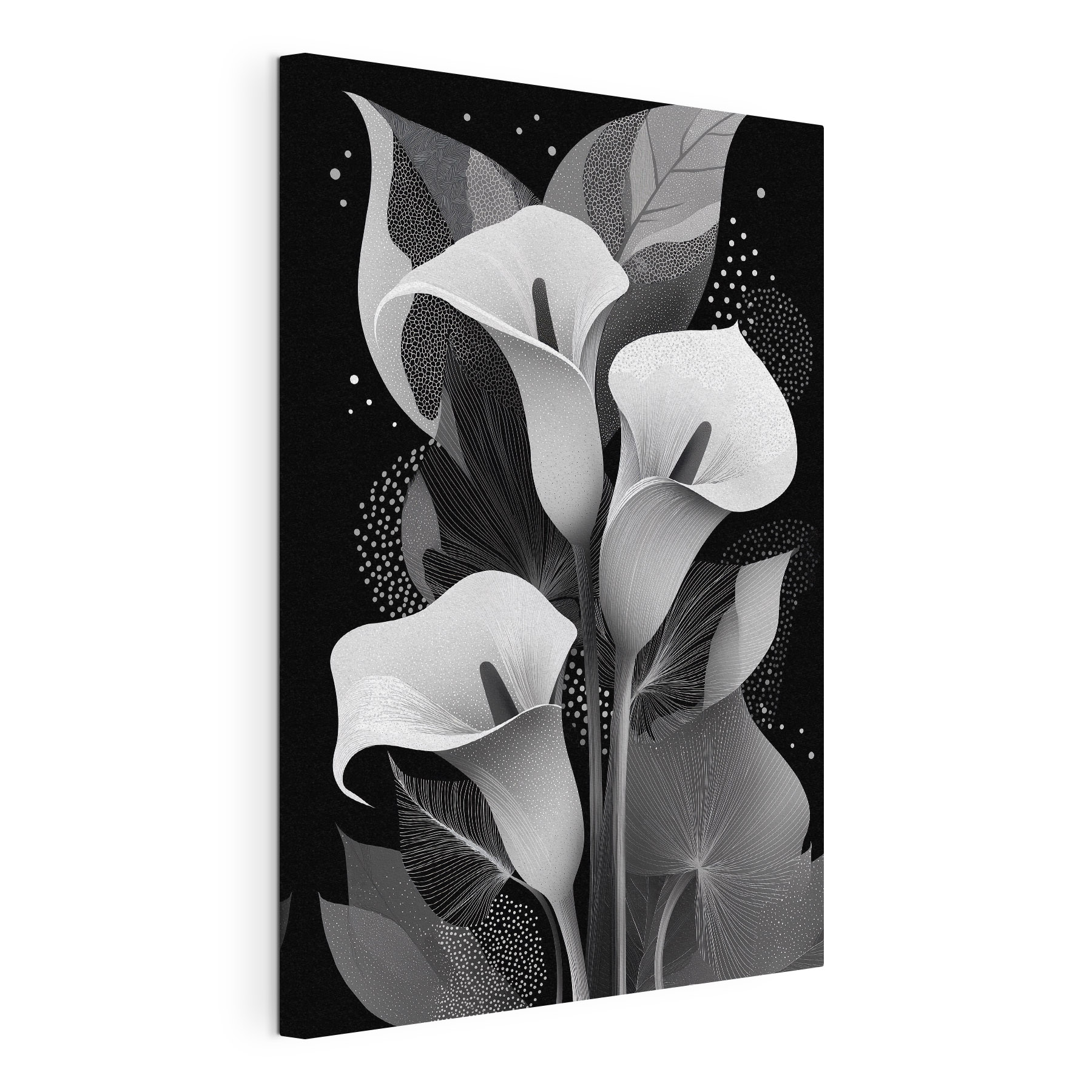 Elegante Blumenmuster auf dunklem Hintergrund Elegante Blumenmuster auf dunklem Hintergrund