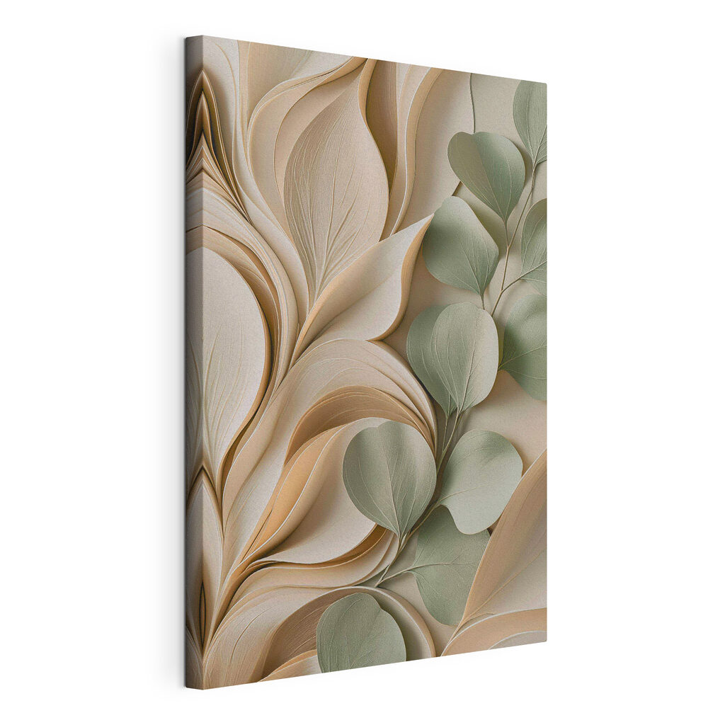 Nature-inspired layered paper design