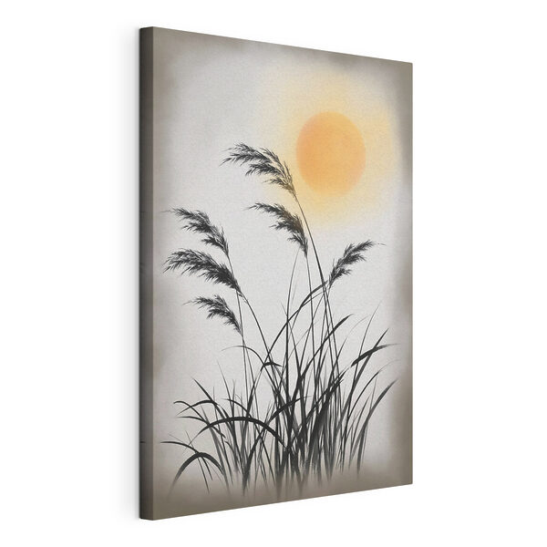 Wandbilder Silhouette aus Gras und Sonne (Artikelnummer: s49130) Wandbilder Wandbilder Silhouette aus Gras und Sonne (Artikelnummer: s49130)