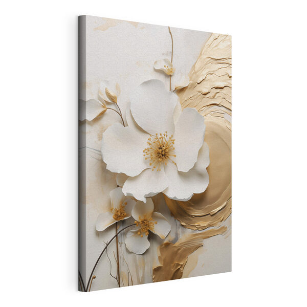 Wandbilder Wandbilder - Elegante Blüten mit zarten Strukturen (Artikelnummer: s49153)
