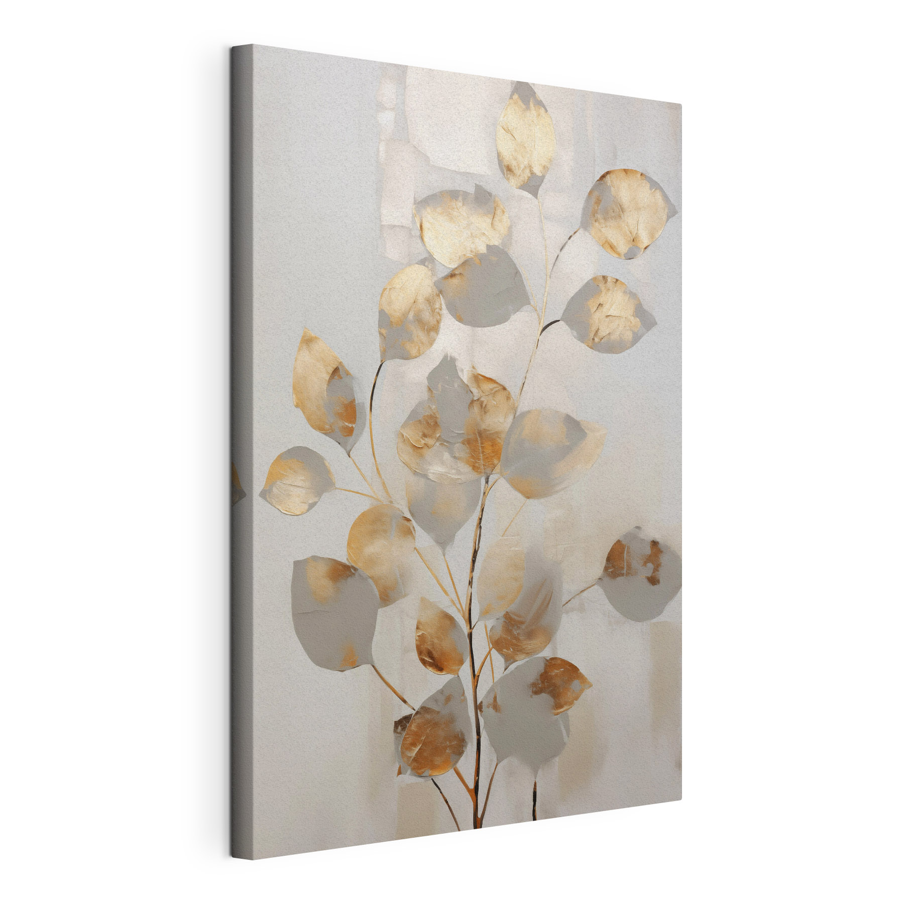 Painting of a branch with leaves Painting of a branch with leaves
