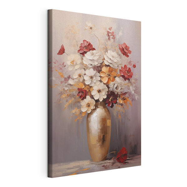 Wandbilder Wandbilder Gemälde von Blumen in einer Vase (Artikelnummer: s49162)