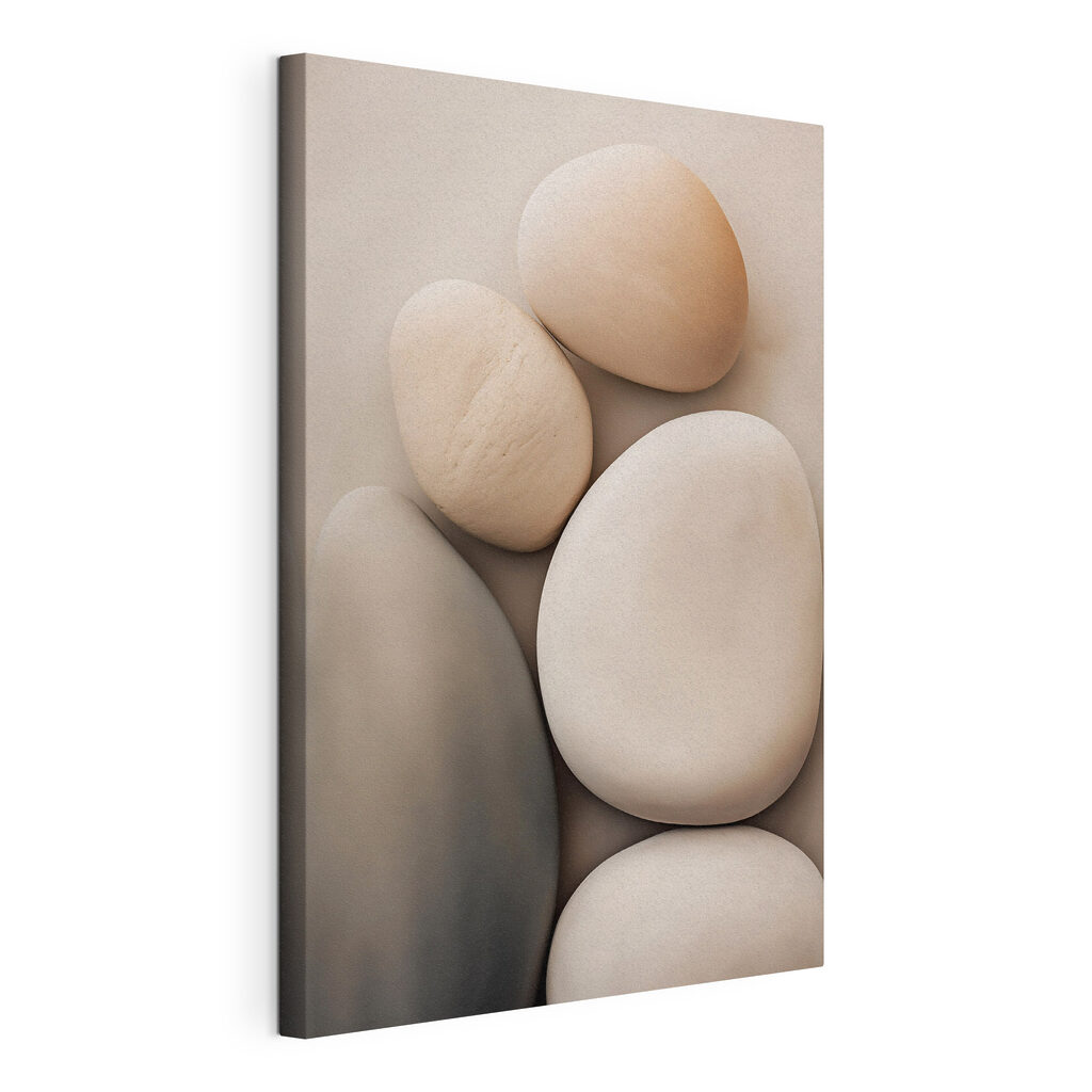 Group of white and grey rocks