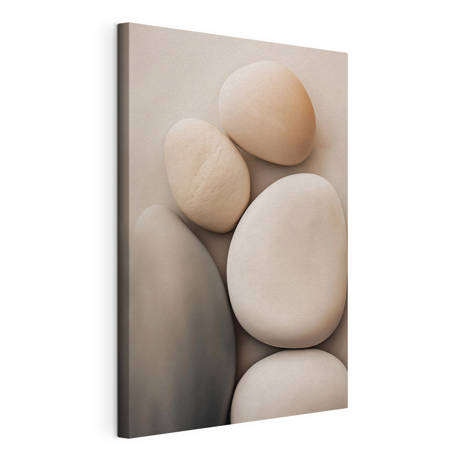 Group of white and grey rocks