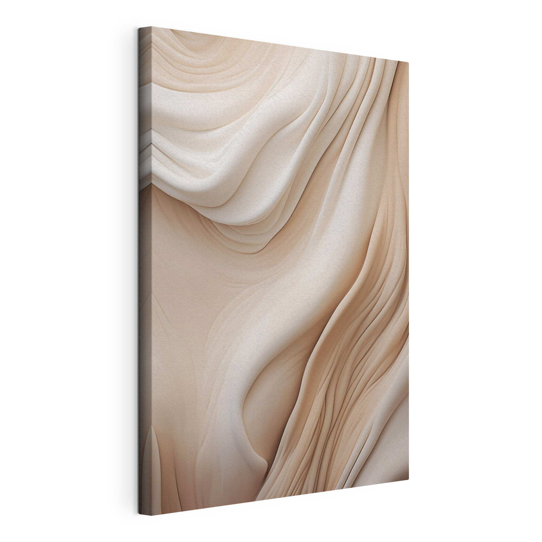 Soft waves in warm hues Soft waves in warm hues