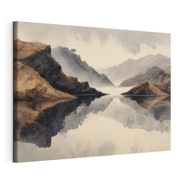 Wandbilder Wasser mit Bergen und Nebel (Artikelnummer: s49186) Wandbilder Wandbilder Wasser mit Bergen und Nebel (Artikelnummer: s49186)
